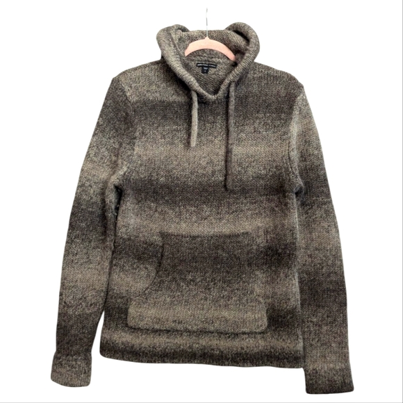 James Perse Gradient Stripe Alpaca-Wool Blend Hoodie Sweater Size 1 / US Small - Picture 1 of 10